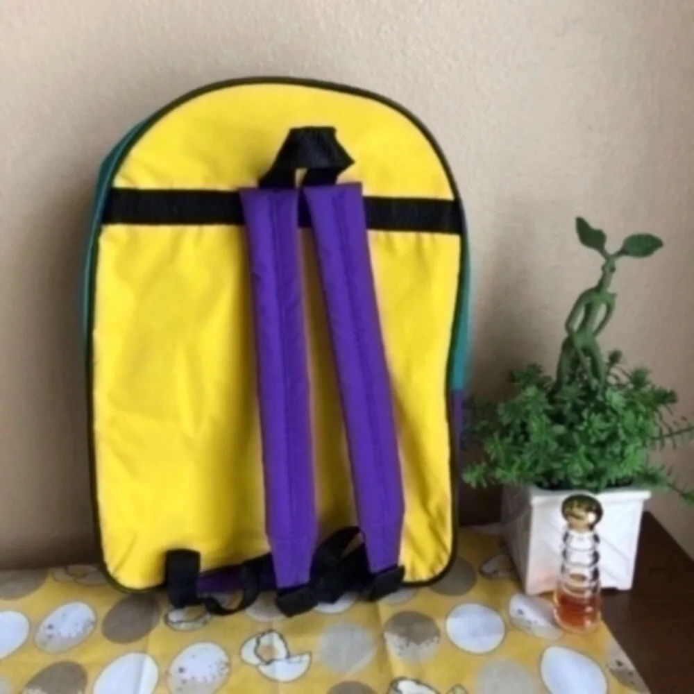 Kids Vintage Winnie the Pooh color block backpack - Picture 8 of 10